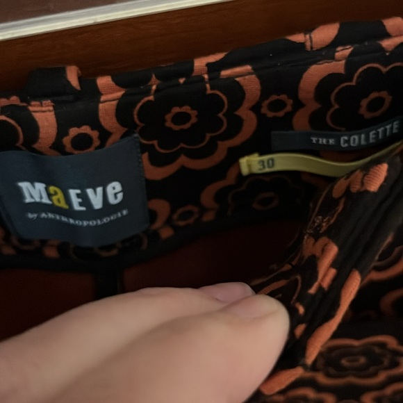 Maeve for Anthropologie Colette Ponte Crop Pants, 30, Worn Twice Like New! 🍑🧡 - Picture 7 of 10